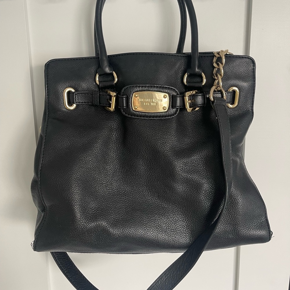 Michael Kors Leather Cross Body or Over the Shoulder Tote Bag